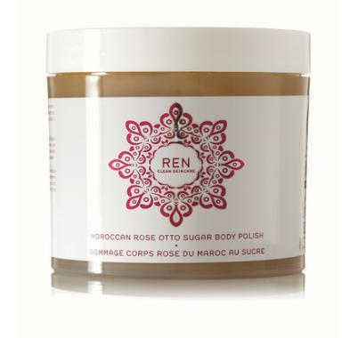 REN CLEAN SKINCARE Moroccan Rose Otto Sugar Body Polish, 330ml